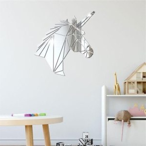 Sticker Licorne Argenté