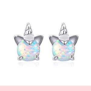Boucle Oreille Licorne Bijoux