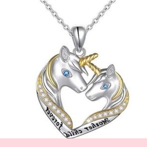 Collier Amitié pour 2 Licorne