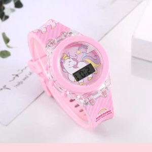 Montre Femme Licorne Rose